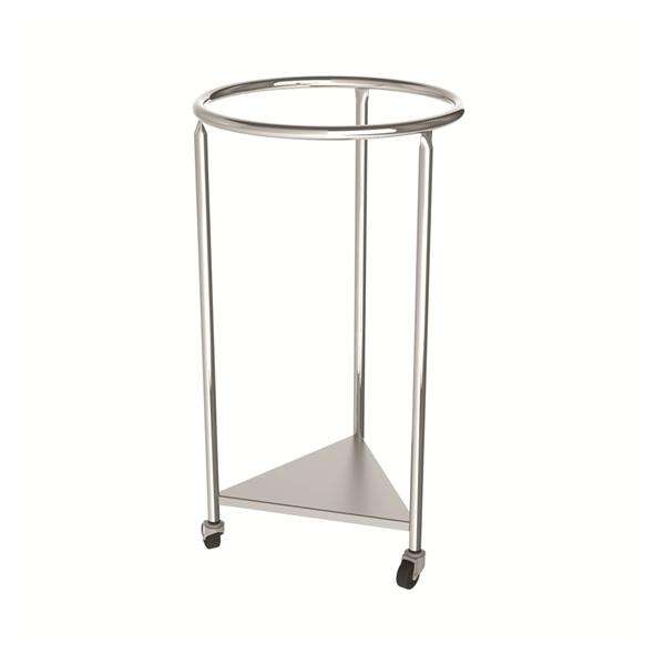 Hamper Linen Stainless Steel Round 18x35